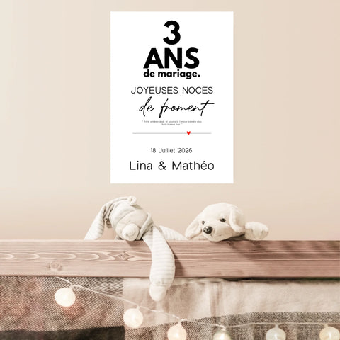 Affiche Personnalisée Noces De Froment