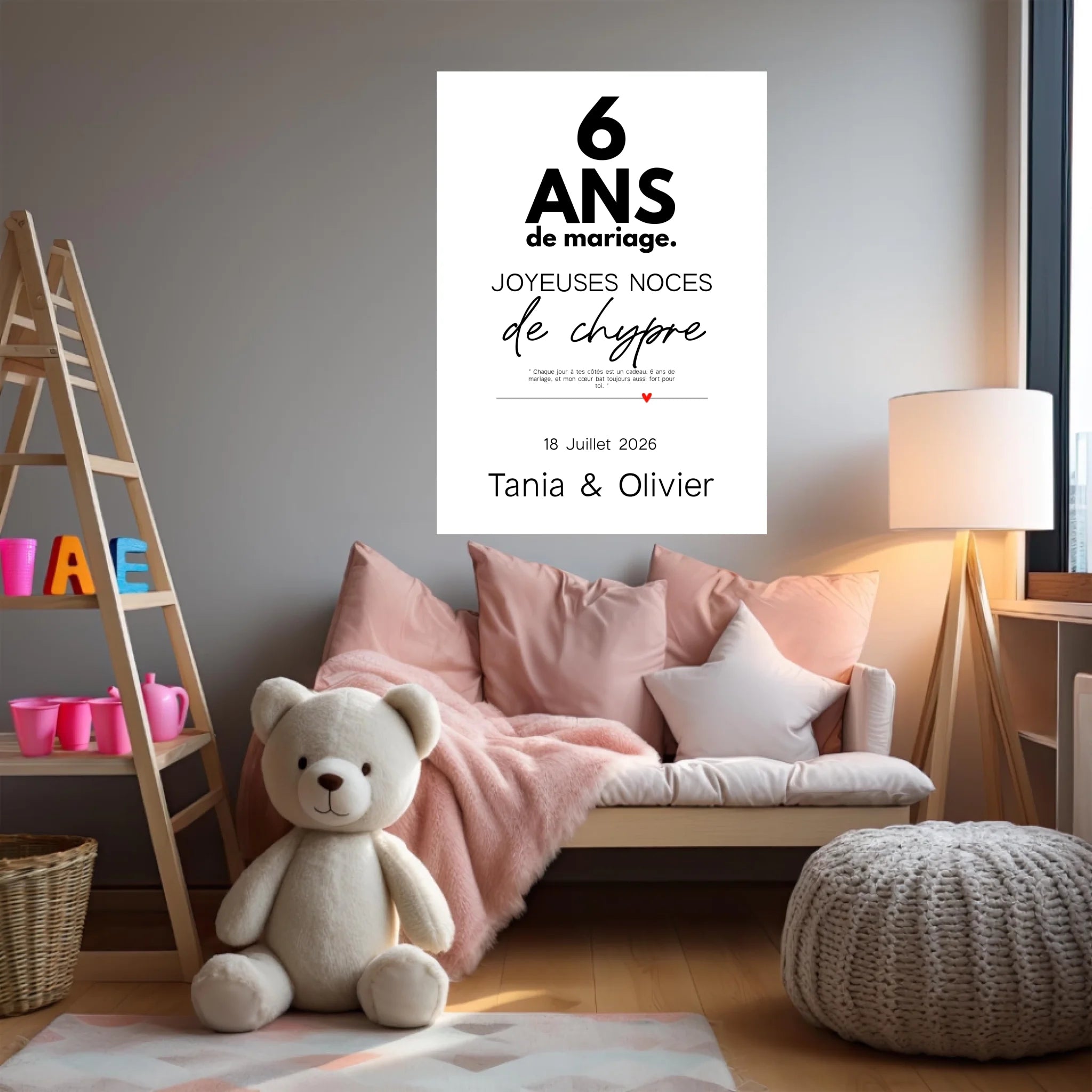 Affiche Personnalisée Noces De Chypre