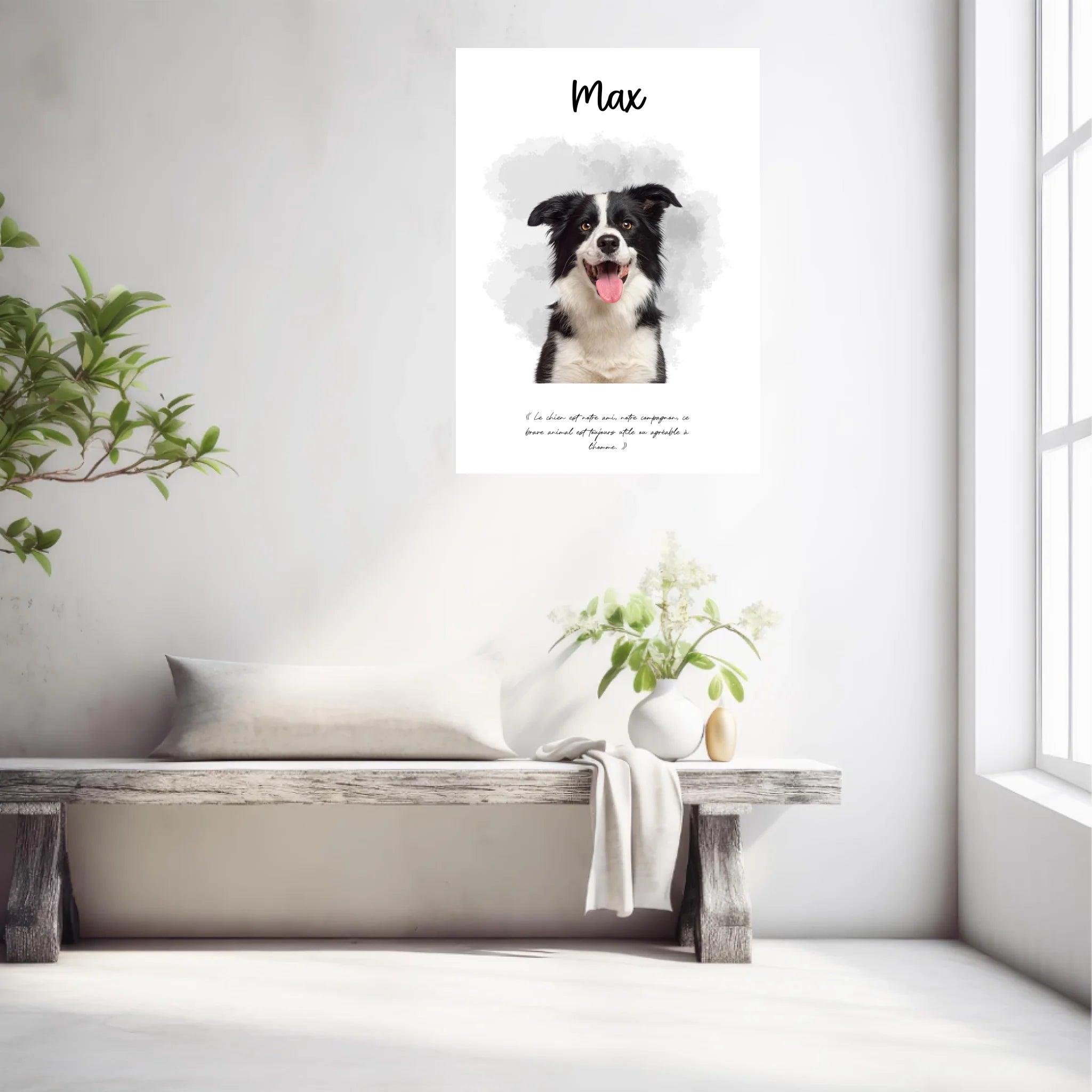 Affiche Personnalisée Portrait Photo Animal
