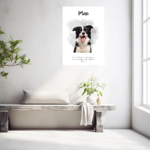 Affiche Personnalisée Portrait Photo Animal