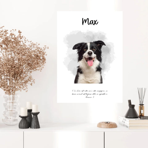 Affiche Personnalisée Portrait Photo Animal