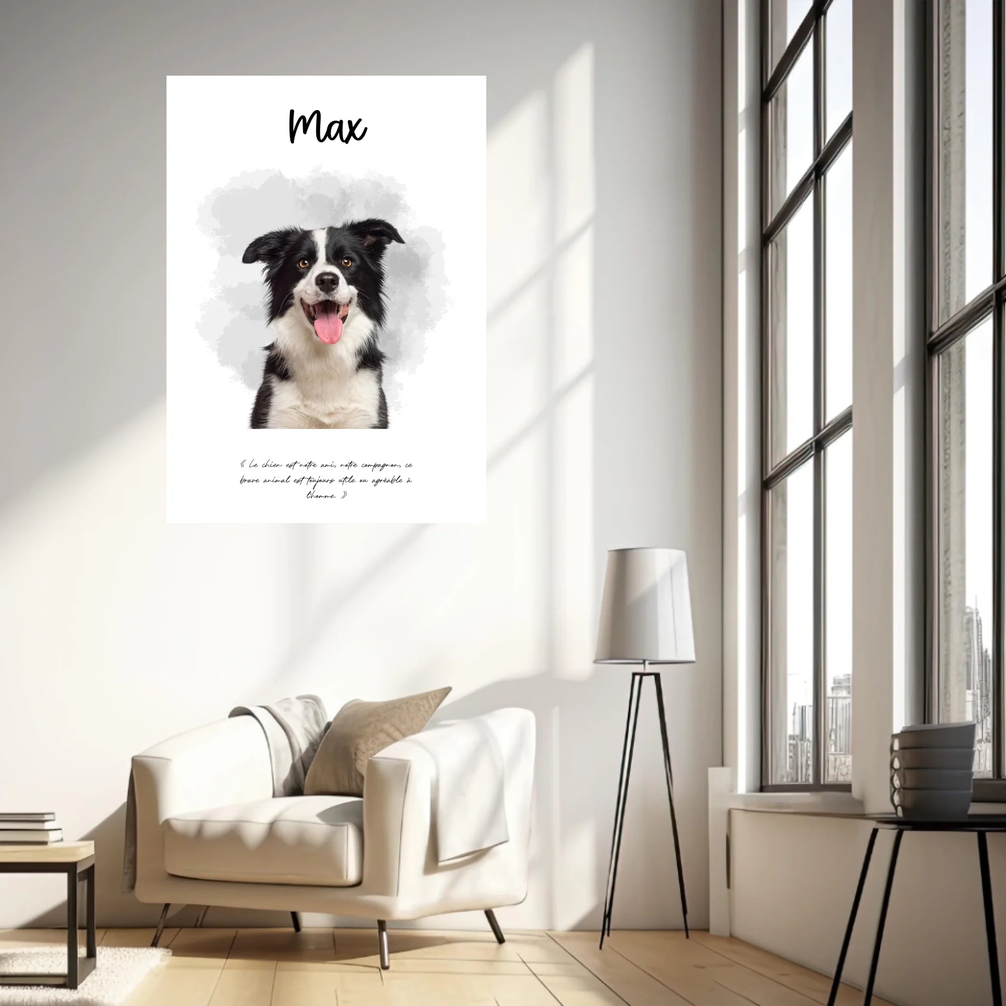 Affiche Personnalisée Portrait Photo Animal