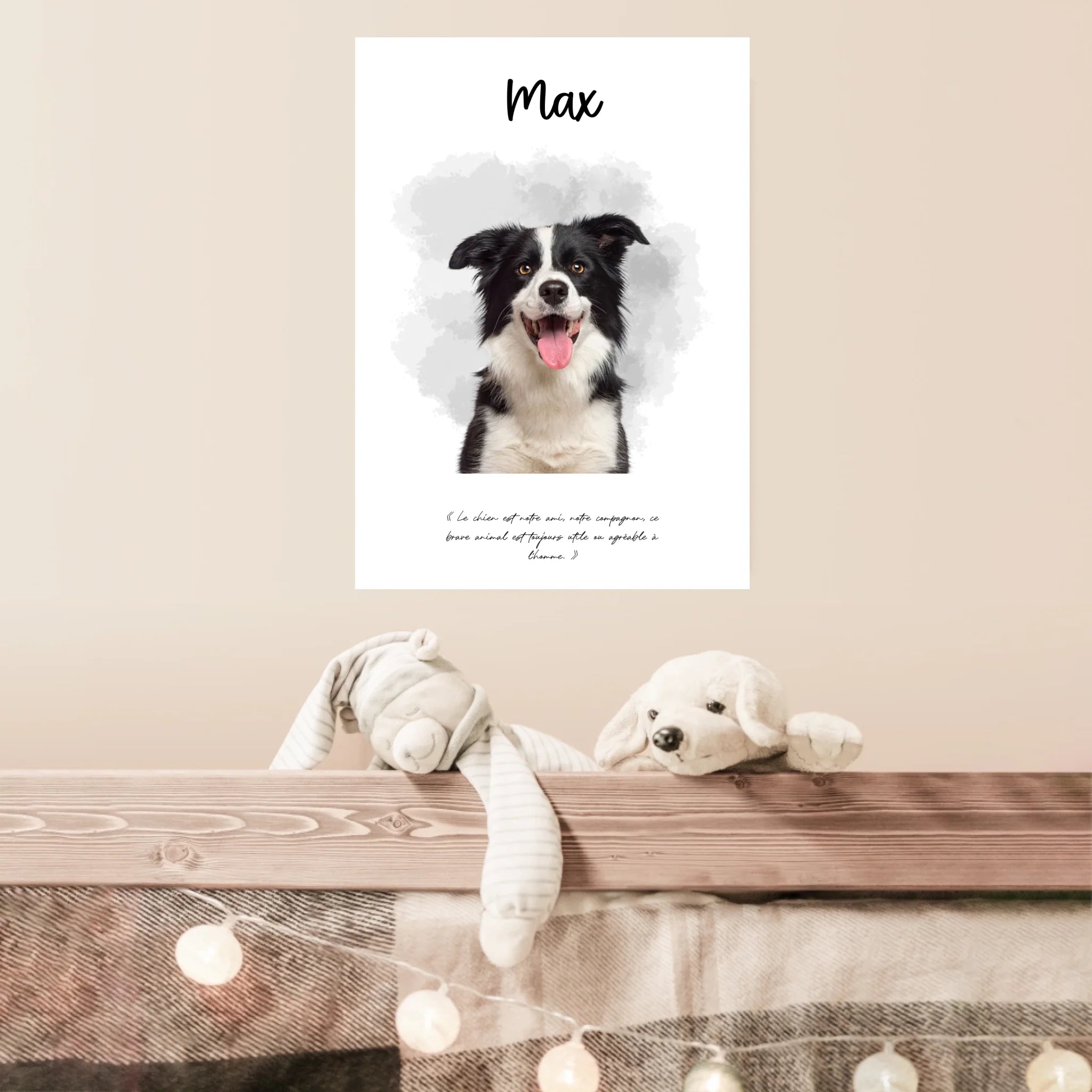 Affiche Personnalisée Portrait Photo Animal
