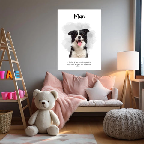 Affiche Personnalisée Portrait Photo Animal