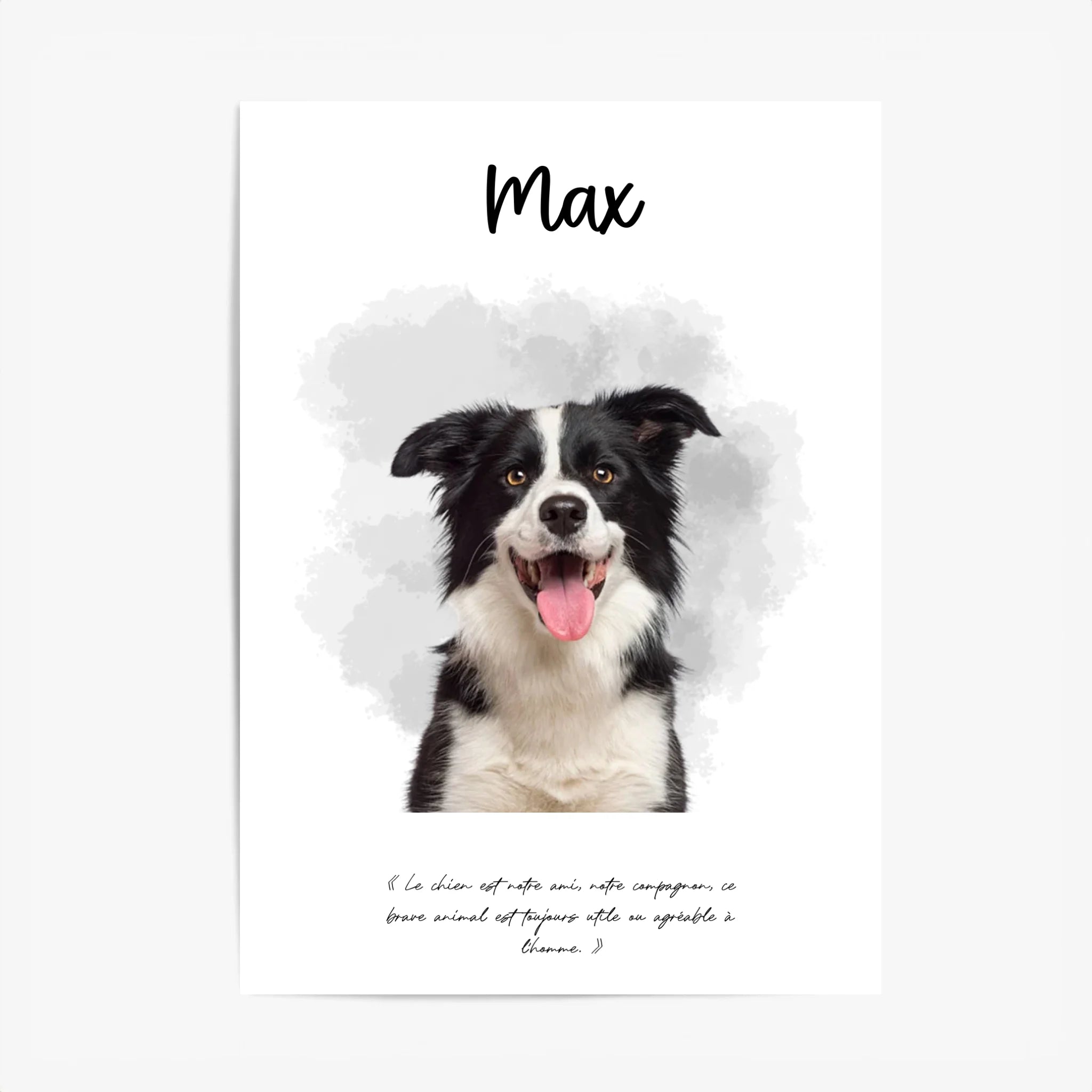 Affiche Personnalisée Portrait Photo Animal