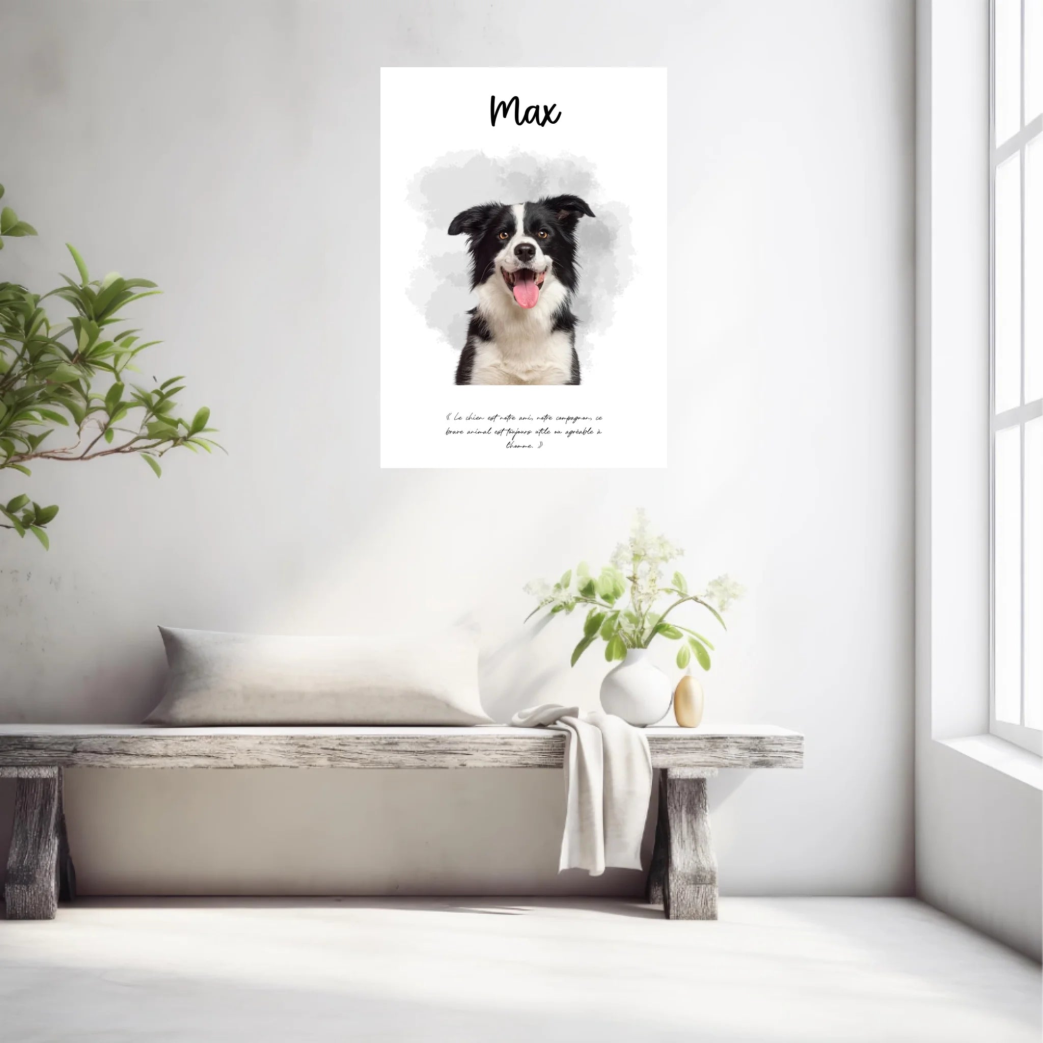 Affiche Personnalisée Portrait Photo Animal