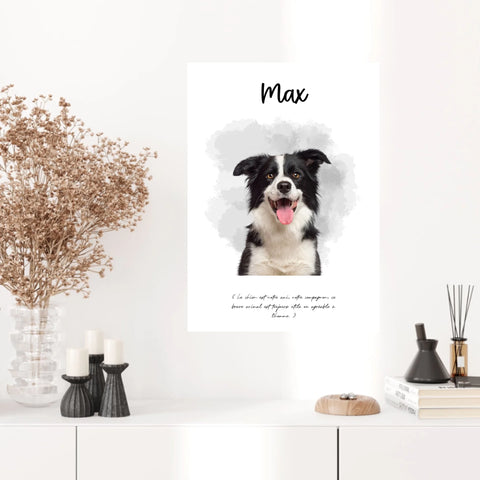 Affiche Personnalisée Portrait Photo Animal