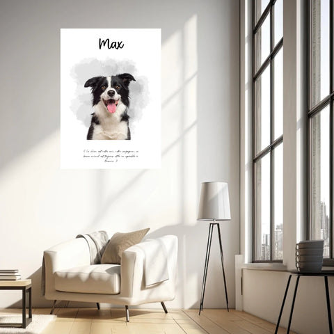 Affiche Personnalisée Portrait Photo Animal