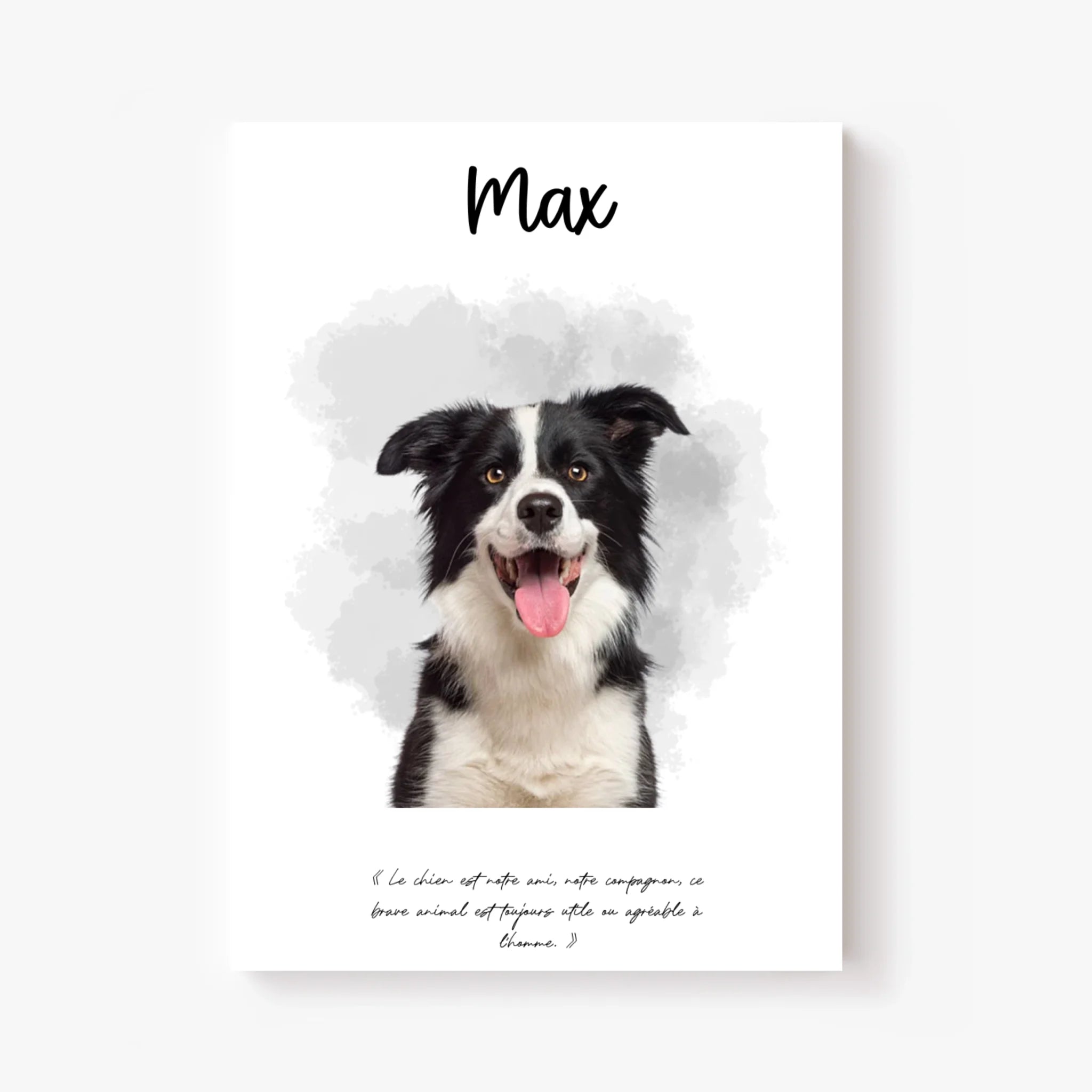 Affiche Personnalisée Portrait Photo Animal