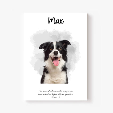 Affiche Personnalisée Portrait Photo Animal