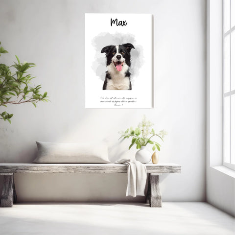 Affiche Personnalisée Portrait Photo Animal