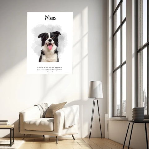 Affiche Personnalisée Portrait Photo Animal