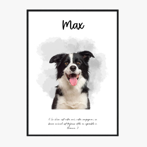 Affiche Personnalisée Portrait Photo Animal