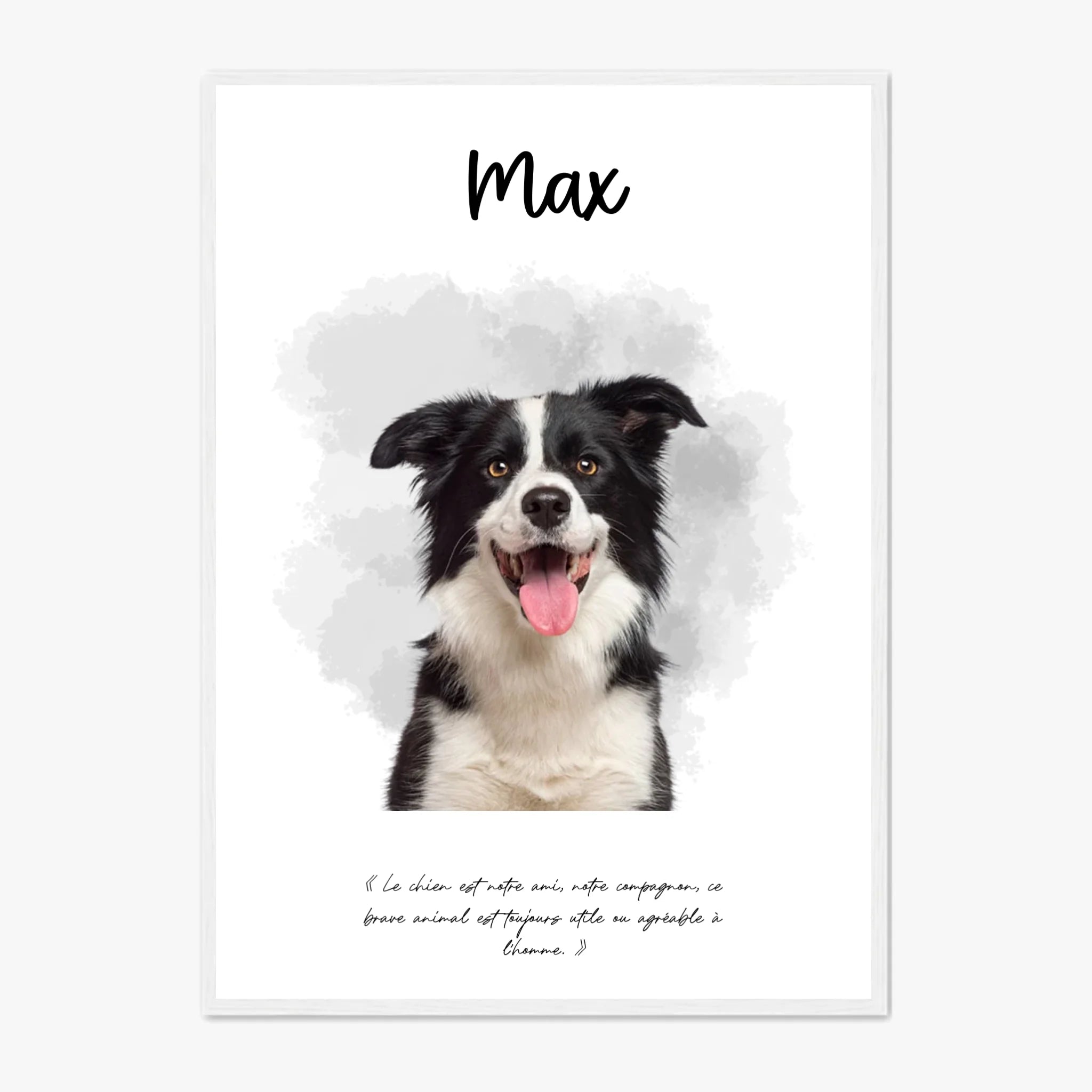 Affiche Personnalisée Portrait Photo Animal