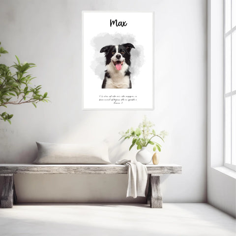 Affiche Personnalisée Portrait Photo Animal