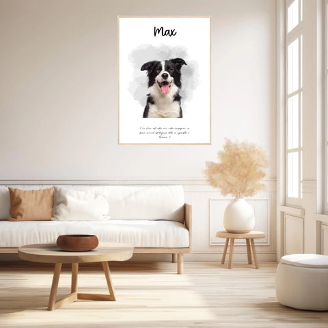 Affiche Personnalisée Portrait Photo Animal