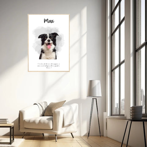 Affiche Personnalisée Portrait Photo Animal