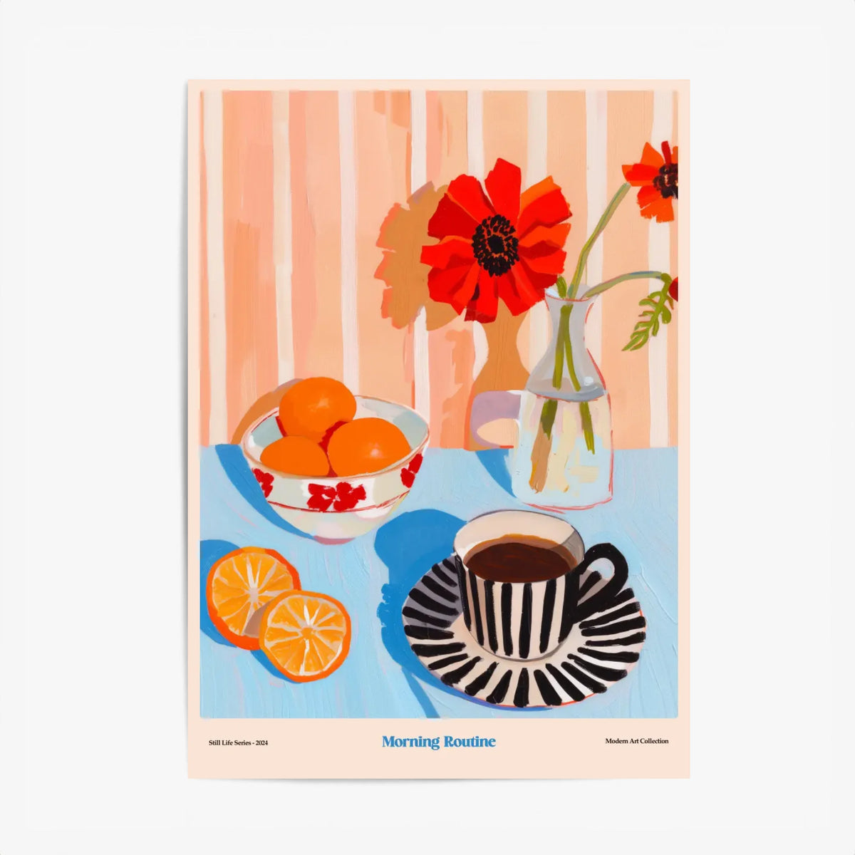 Affiche Et Tableau Cuisine Morning Routine