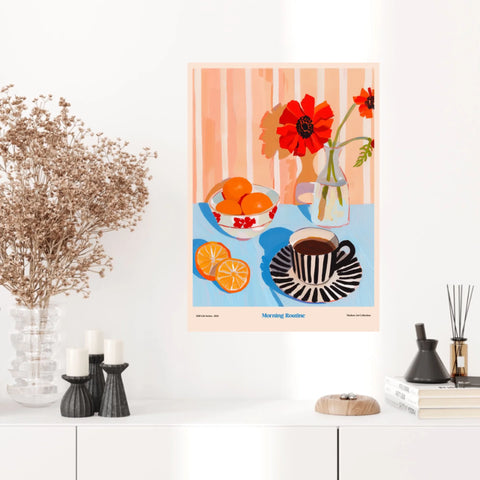 Affiche Et Tableau Cuisine Morning Routine