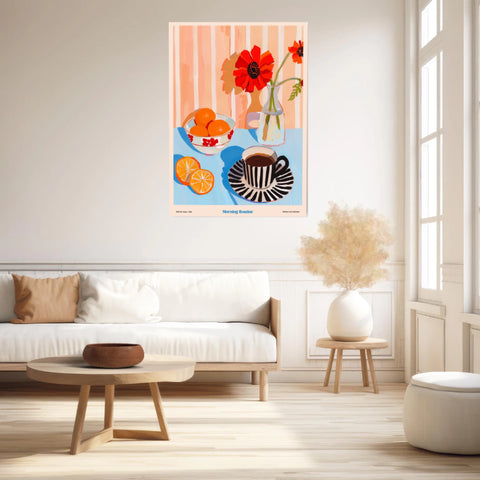 Affiche Et Tableau Cuisine Morning Routine