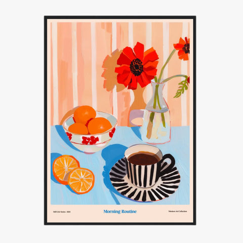 Affiche Et Tableau Cuisine Morning Routine