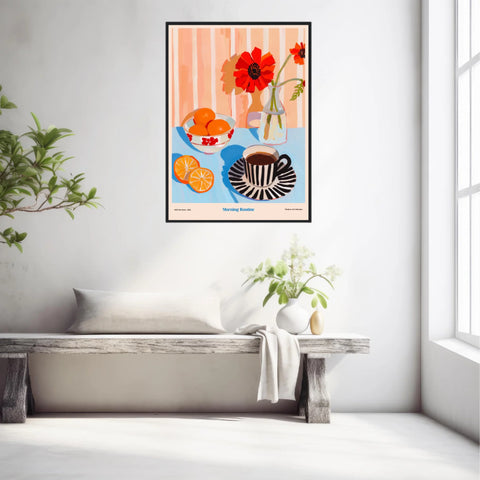 Affiche Et Tableau Cuisine Morning Routine