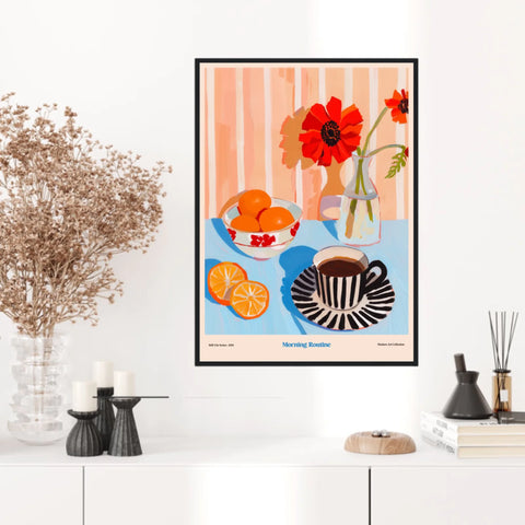 Affiche Et Tableau Cuisine Morning Routine