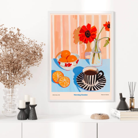 Affiche Et Tableau Cuisine Morning Routine