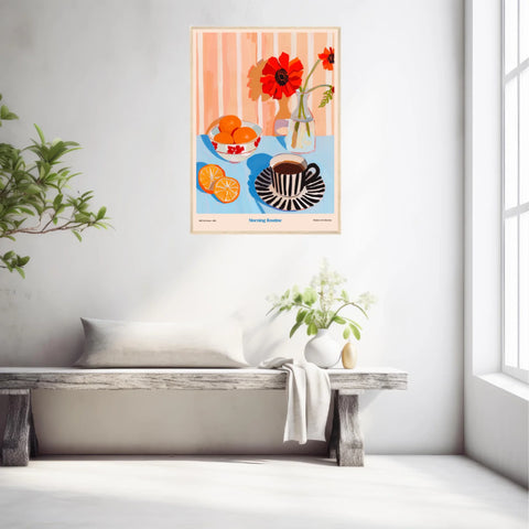 Affiche Et Tableau Cuisine Morning Routine