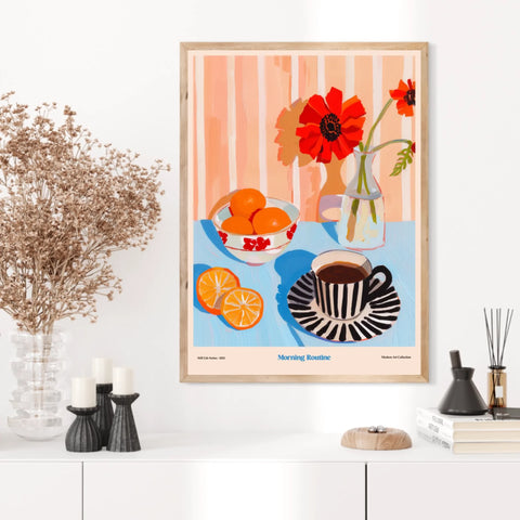 Affiche Et Tableau Cuisine Morning Routine