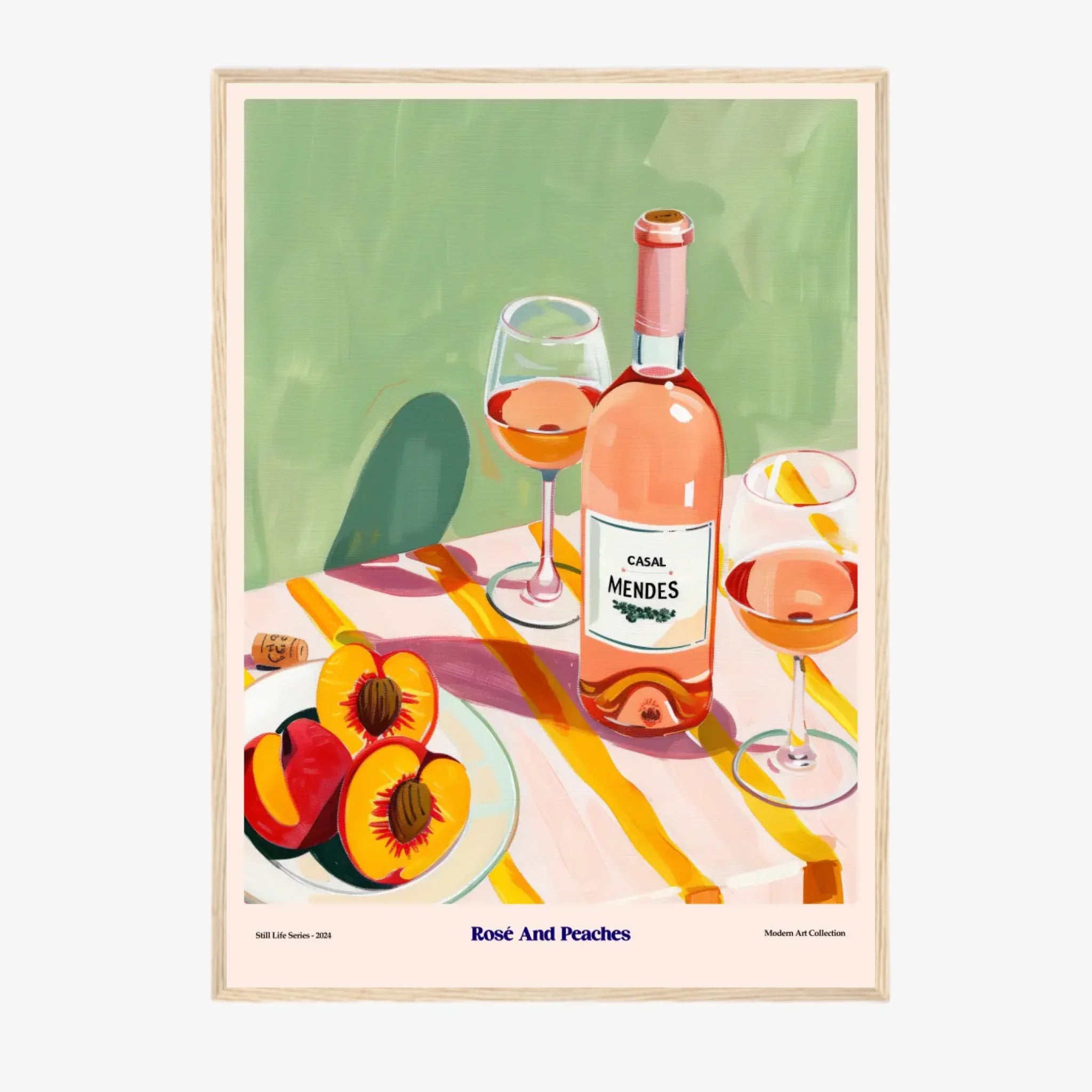 Affiche Et Tableau Cuisine Rosé And Peaches