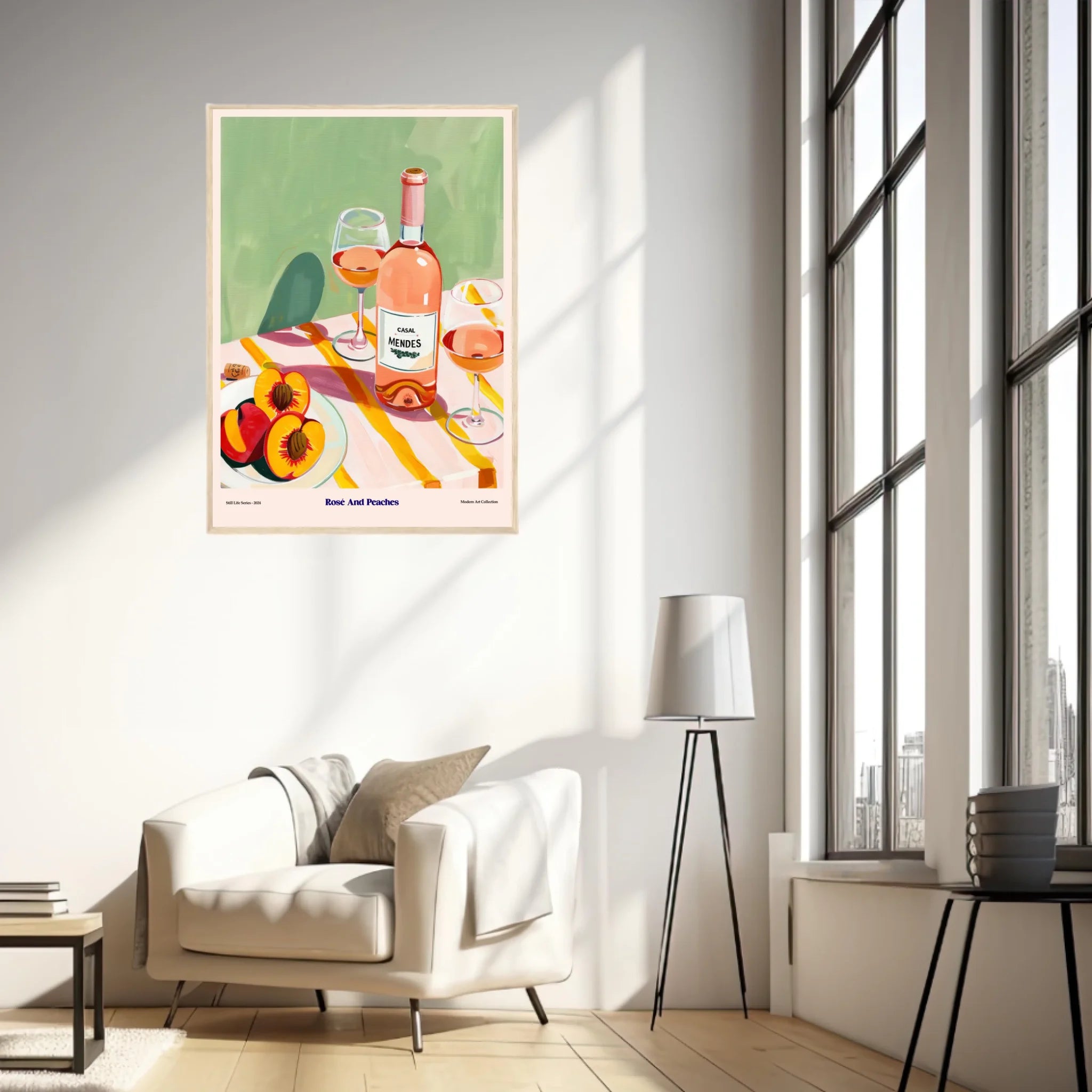 Affiche Et Tableau Cuisine Rosé And Peaches
