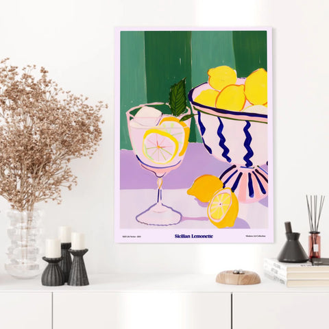 Affiche Et Tableau Cuisine Sicilian Lemonette