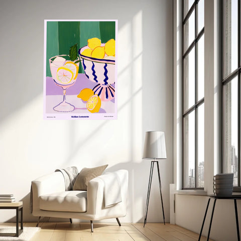 Affiche Et Tableau Cuisine Sicilian Lemonette