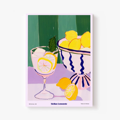 Affiche Et Tableau Cuisine Sicilian Lemonette