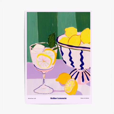 Affiche Et Tableau Cuisine Sicilian Lemonette