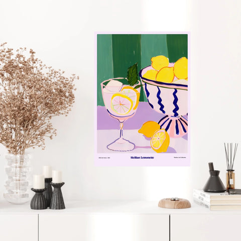 Affiche Et Tableau Cuisine Sicilian Lemonette