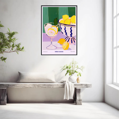 Affiche Et Tableau Cuisine Sicilian Lemonette