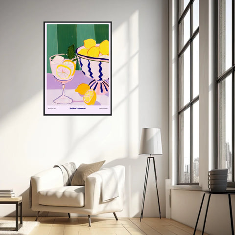 Affiche Et Tableau Cuisine Sicilian Lemonette