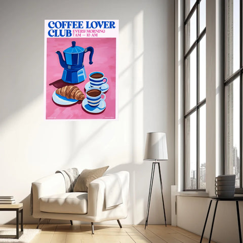 Affiche Et Tableau Cuisine Coffee Lover Club