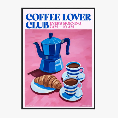 Affiche Et Tableau Cuisine Coffee Lover Club