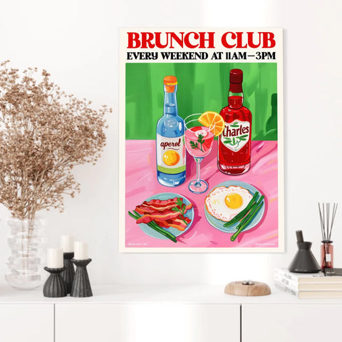 Affiche Et Tableau Cuisine Brunch Club