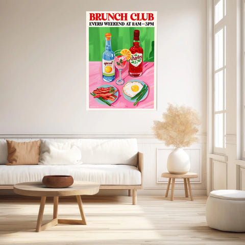 Affiche Et Tableau Cuisine Brunch Club