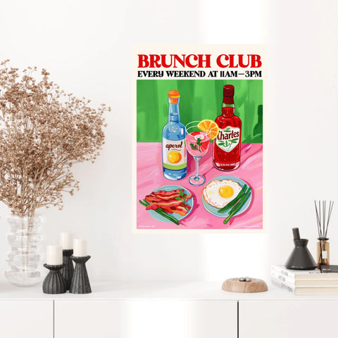 Affiche Et Tableau Cuisine Brunch Club