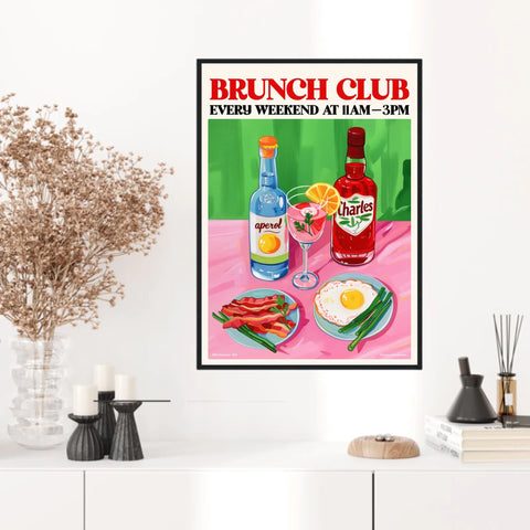 Affiche Et Tableau Cuisine Brunch Club