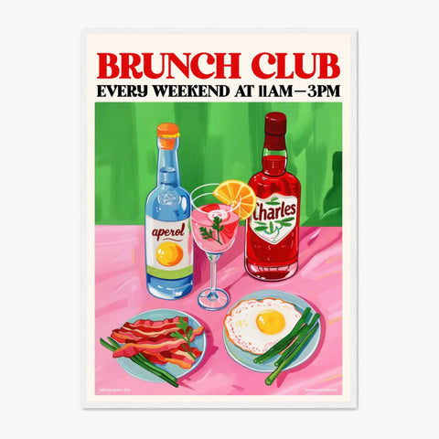 Affiche Et Tableau Cuisine Brunch Club
