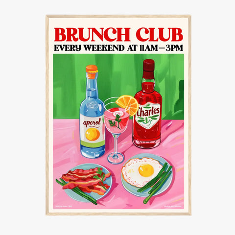 Affiche Et Tableau Cuisine Brunch Club