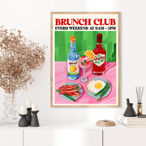 Affiche Et Tableau Cuisine Brunch Club