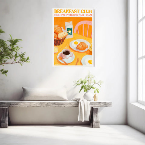 Affiche Et Tableau Cuisine Breakfast Club