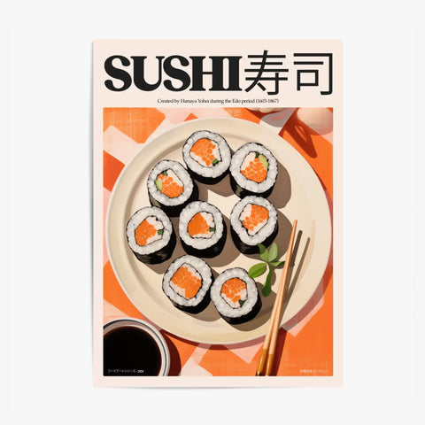 Affiche Et Tableau Cuisine Sushi